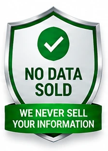 No data sold — we never sell your information