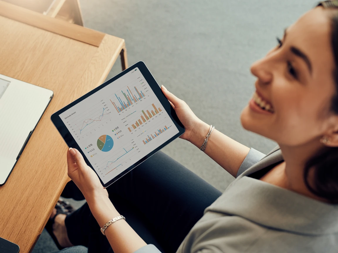 Live profit dashboard showing revenue and expenses