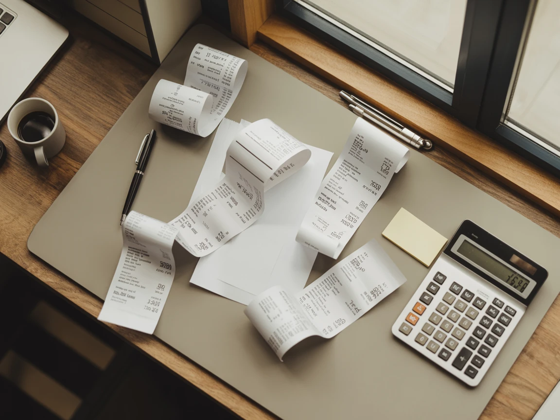 Receipt scanning with auto-categorization