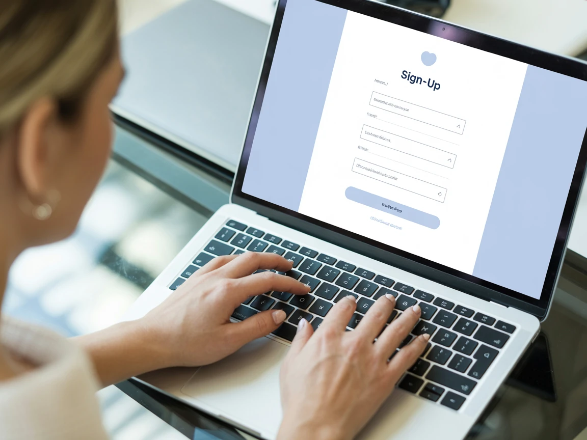 Quick signup screen for YourProfitBook
