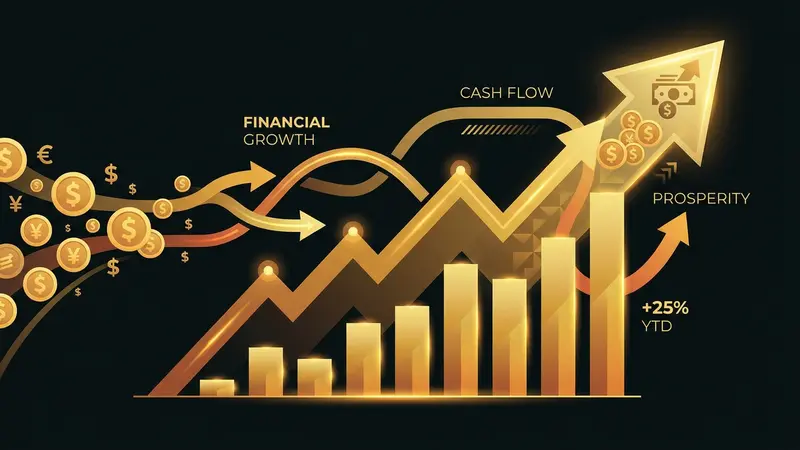 Cash flow, receivables and payables visualization
